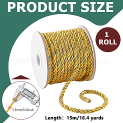 15M 3-Ply Polyester Twisted Cord&nbsp;OCOR-WH0816-029A