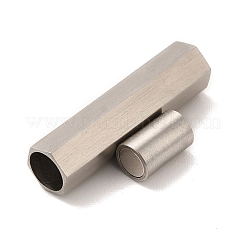Non-Tarnish 304 Stainless Steel Matte Magnetic Clasps&nbsp;STAS-M308-07A