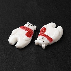 Christmas Opaque Resin Cabochons&nbsp;RESI-K019-22