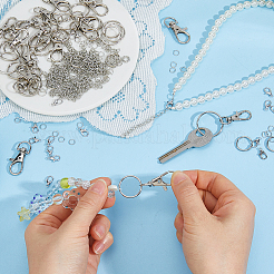 115Pcs 4 Styles Alloy Swivel Lobster Claw Clasps&nbsp;FIND-FH0018-13