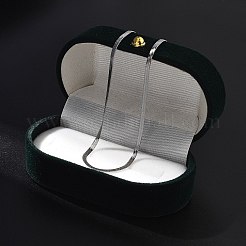304 Stainless Steel Flat Snake Chains Necklaces for Women Men&nbsp;NJEW-U019-02P
