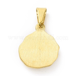 PVD Vacuum Plating 304 Stainless Steel with Rhinestones Pendants&nbsp;STAS-G261-16G-A