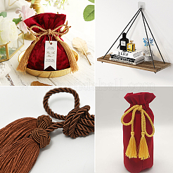 3 Rolls 3 Colors Polyester Cord&nbsp;OCOR-CY0001-25A