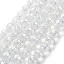 Electroplate Glass Bead Strands&nbsp;X-EGLA-R040-10mm-15