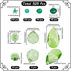 Glass Beads & Pendants & Links Connectors Findings Kits&nbsp;GLAA-SC0002-90