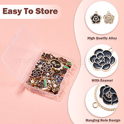 40Pcs 20 Styles Alloy Enamel Pendants&nbsp;ENAM-TA0004-06