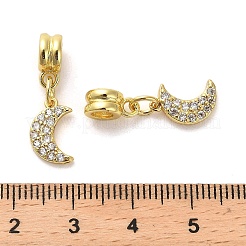 Rack Plating Brass Micro Pave Cubic Zirconia Charms&nbsp;KK-S398-01C