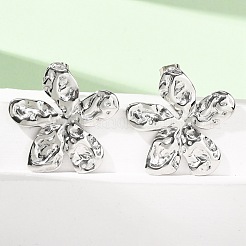 Valentine's Day 304 Stainless Steel Stud Earrings&nbsp;EJEW-C184-01A-P