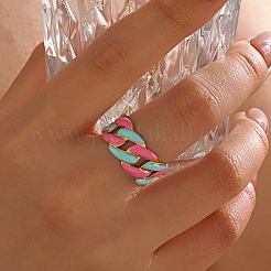 304 Stainless Steel Cuff Open Rings for Women&nbsp;LS-RJEW-I113-02G-01