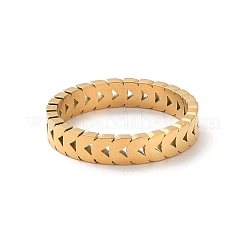Ion Plating(IP) 304 Stainless Steel Finger Ring&nbsp;RJEW-C071-09G
