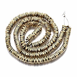 Electroplate Non-magnetic Synthetic Hematite Beads Strands&nbsp;G-T114-56G