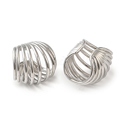 Rack Plating Brass Multi Lines Cuff Earrings&nbsp;EJEW-Z019-28P