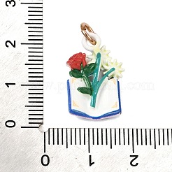 Spray Painted Alloy Pendants&nbsp;AL-CBAB1F7-01B
