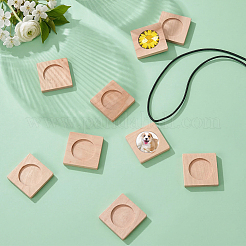 Wood Cabochon Settings&nbsp;WOOD-WH0124-162A