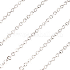Brass Coated Iron Flat Cable Chains&nbsp;CH-TAC0007-01S