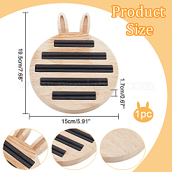 Rabbit Bamboo Ring Displays&nbsp;ODIS-WH0026-12