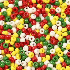 4 Colors 8/0 Christmas MIYUKI Round Rocailles Seed Beads&nbsp;SEED-X0058-15