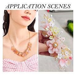 60Pcs Handmade Transparent Lampwork Pendants&nbsp;LAMP-TA0001-28