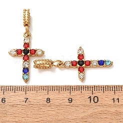 304 Stainless Steel Rhinestone Pendants&nbsp;RB-CBA5CCB-05H-G