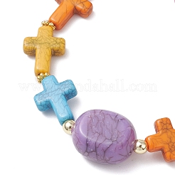 Cross Acrylic Stretch Bracelets&nbsp;BJEW-JB12616