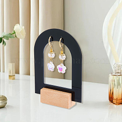 4 Bags Arch Shaped Acrylic Single Dangle Earring Display Stands&nbsp;EDIS-SC0001-16A