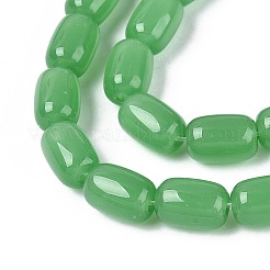 Imitation Jade Glass Beads Strands&nbsp;GLAA-T028-14J-A03