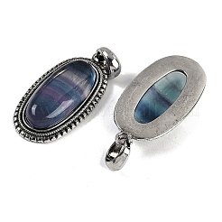 Natural Colorful Fluorite Pendants&nbsp;G-I370-07AS-10