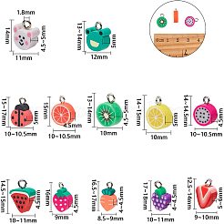 Handmade Polymer Clay Pendants&nbsp;CLAY-NB0001-12P