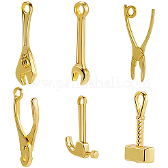 60Pcs 6 Style Alloy Charms&nbsp;FIND-BBC0004-26
