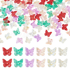 100Pcs 5 Colors Electroplate Glass Beads&nbsp;EGLA-TA0013-54