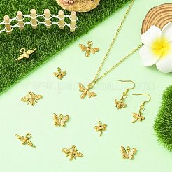 12Pcs 6 Styles 304 Stainless Steel Pendants&nbsp;STAS-CJ0003-20