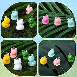 49Pcs 7 Styles Opaque Resin Pendants&nbsp;RESI-SZ0003-47
