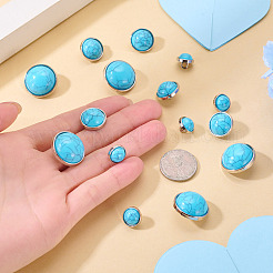 15Pcs 3 Styles 1-Hole Resin Shank Buttons&nbsp;BUTT-TA0001-56