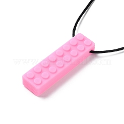 Building Blocks Food Grade Silicone Pendant Molar Stick Nursing Necklaces&nbsp;SIL-Z004-01A