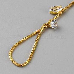 Alloy Curb Chains Anklets&nbsp;AJEW-WH0567-23G