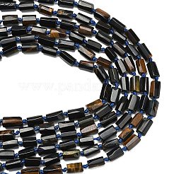 Dyed Natural Blue Tiger Eye Beads Strands&nbsp;GG-CBA295D-01