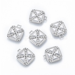 Non-Tarnish 304 Stainless Steel Pendant Rhinestone Settings&nbsp;STAS-N097-253P