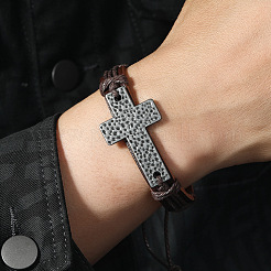 PU Leather Cord Adjustable Bracelets&nbsp;PW-WG27B74-02