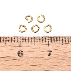 304 Stainless Steel Open Jump Rings&nbsp;STAS-Q113-3x0.6mm-02G