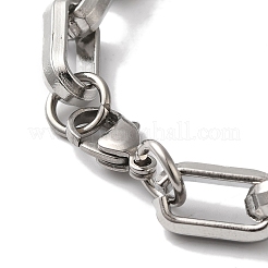 Non-Tarnish 201 Stainless Steel Cable Chain Bracelets for Women Men&nbsp;BJEW-H612-04P