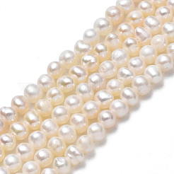 Natural Cultured Freshwater Pearl Beads Strands&nbsp;PEAR-N013-02D