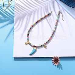150G 15 Colors Handmade Polymer Clay Beads&nbsp;CLAY-JP0001-14-8mm
