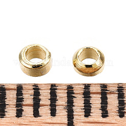 Brass Crimp Beads&nbsp;X-KK-O102-07G