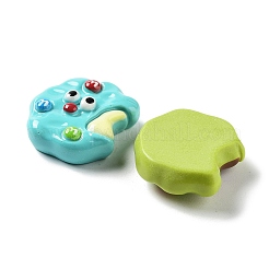 Opaque Resin Cabochons&nbsp;RESI-G085-11
