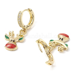 Alloy Enamel Hoop Earrings&nbsp;EJEW-JE06159-02