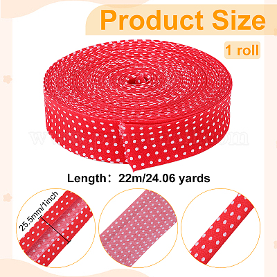 Polyester Ribbon&nbsp;OCOR-WH0008-065B-1