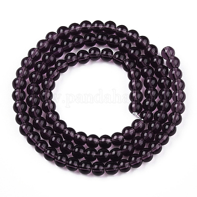 Transparent Glass Beads Strands&nbsp;GLAA-T032-T8mm-03-1