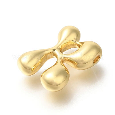 Rack Plating Brass Beads&nbsp;KK-S051-01G-R-1