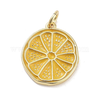 Rack Plating Brass Enamel Pendants&nbsp;KK-M293-39G-02-1
