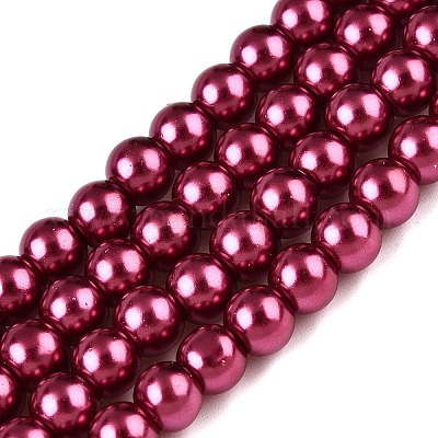 Baking Paint Glass Pearl Bead Strands&nbsp;HY-Q003-3mm-14-1